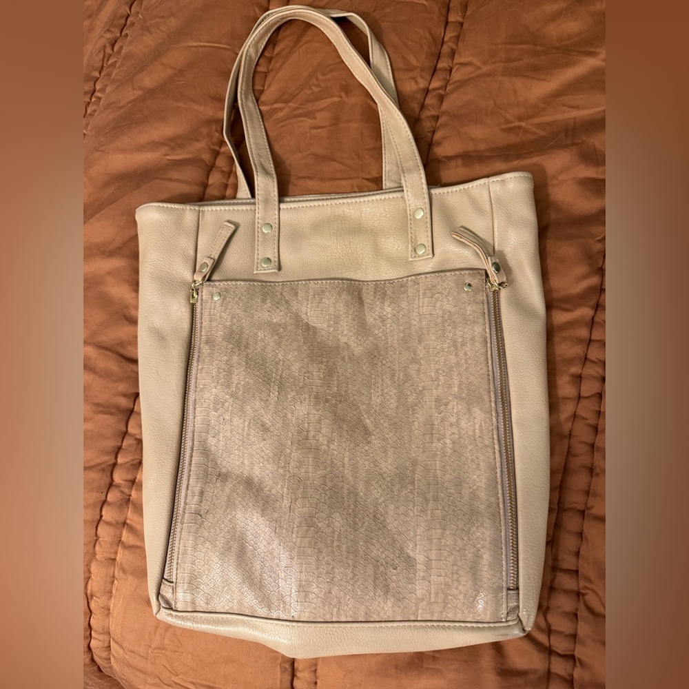 Isadora Cream Tote Bag